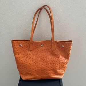 Furla Orange Tote Bag